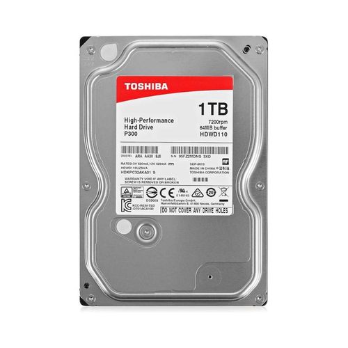 TOSHIBA 1TB 3.5 inča SATA III 64MB 7.200rpm HDWD110UZSVA P300 series hard disk slika 1