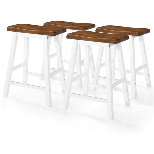 5-dijelni barski set stola i stolaca od masivnog drva slika 6