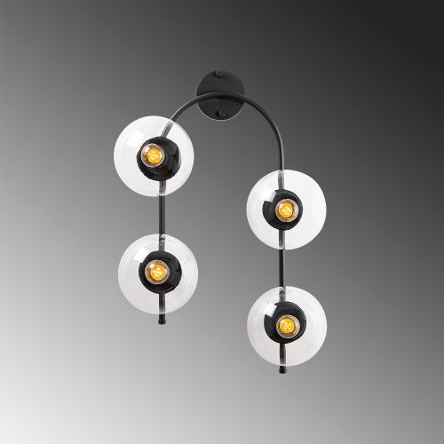 Jewel - 10590 Black Wall Lamp slika 3