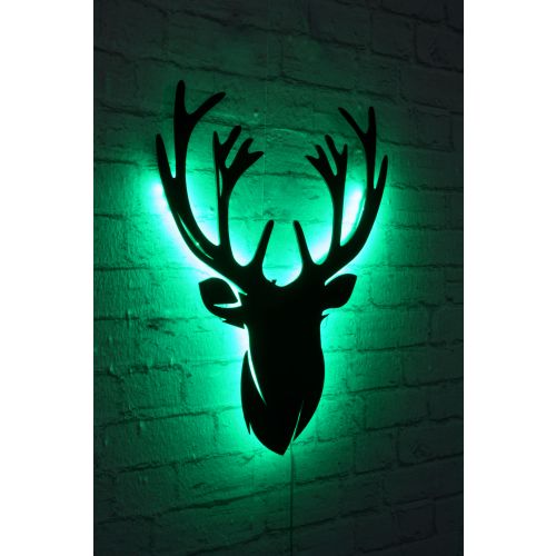 Wallity Deer 2 - Dekorativna LED rasveta u zelenoj boji slika 2