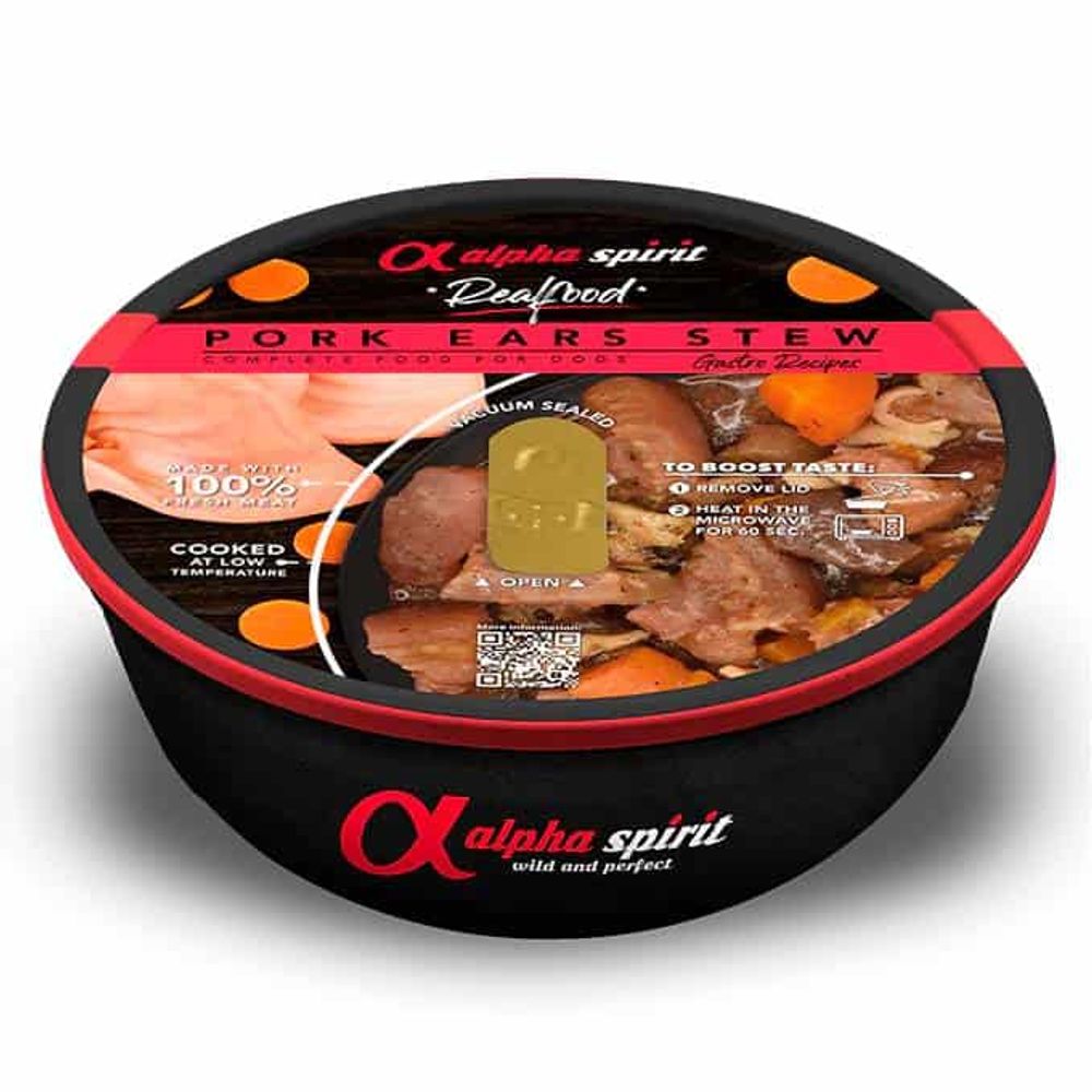 Alpha Spirit – Real Food gulaš od svinjskih ušiju 280g slika 1