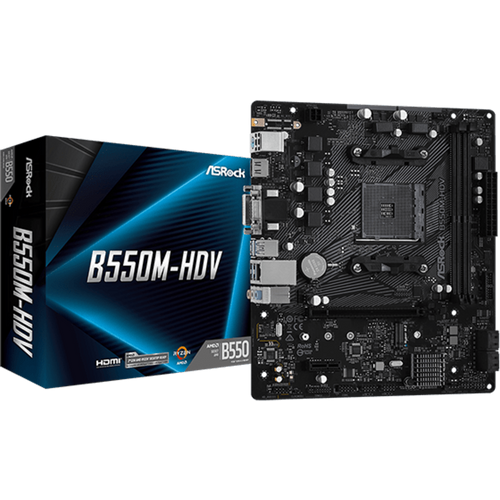 ASROCK MB B550M-HDV AMD B550 slika 2