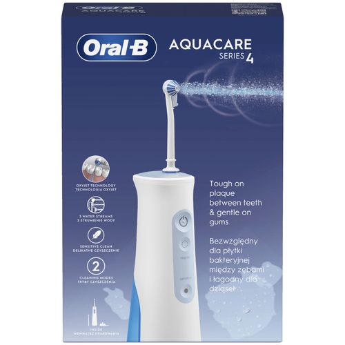 Oral-B AquaCare 4 Portable irigator, Vodeni tuš sa Oxyjet tehnologijom slika 2