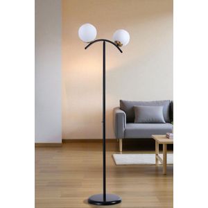 Opviq Podna lampa 923, bijela, crna