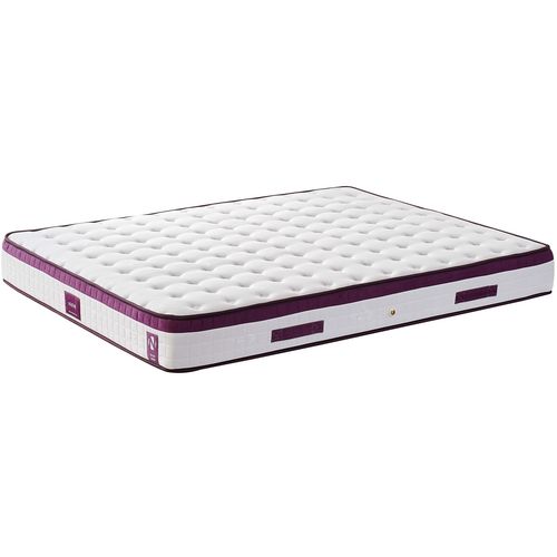 Woody Fashion Madrac, Bijela boja Ljubičasta, Violet 180x200 cm Double Size Middle Firm Mattress slika 4