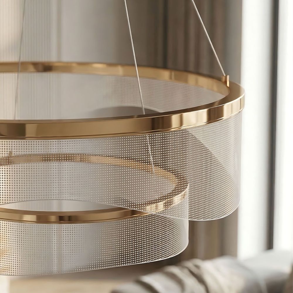 Viseća stropna lampa G146-2CP gold slika 4