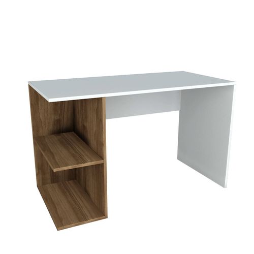 Woody Fashion Radni stol, Bijela boja Orah, Elegance - White, Walnut slika 3