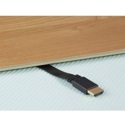 SpeaKa Professional HDMI priključni kabel HDMI A utikač, HDMI A utikač 5.00 m crna SP-7541956 audio povratni kanal (arc), pozlaćeni kontakti, visokofleksibilan, Ultra HD (4K) HDMI HDMI kabel slika 5