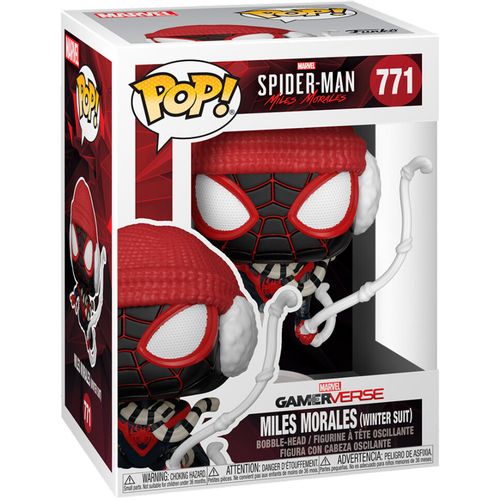 POP figure Marvel Spiderman Miles Morales Winter Suit slika 3