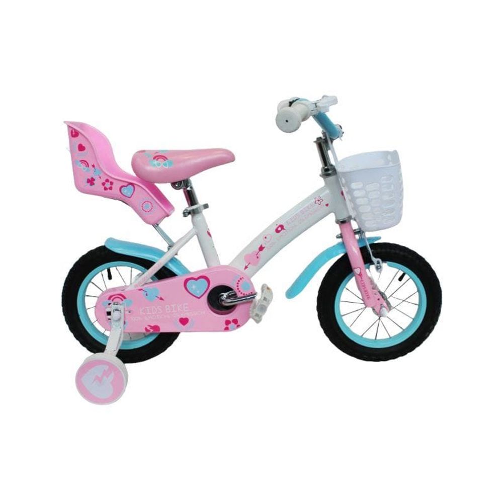 Kids Bike Dječiji bicikl 12" 26627/KB005 - White/Pink slika 1