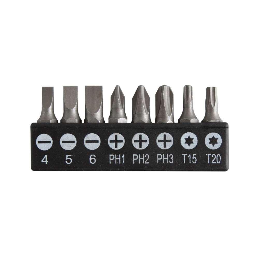 Högert Set odvijač s fleksibilnim vrhom 1/4" i bitovima, 9-dijelni slika 3