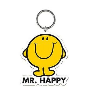 PYRAMID MR MEN (MR HAPPY) Gumeni Privjesak za Ključeve