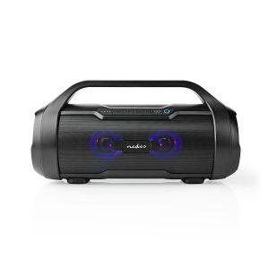 Prijenosni bluetooth zvučnik NEDIS Party Boombox SPBB310BK, TWS, vodootporni, 60W, crni