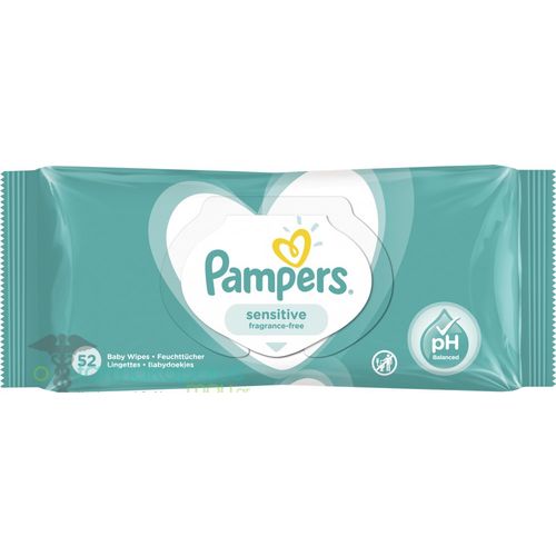 Pampers Vlažne maramice Sensitive 52 kom slika 1