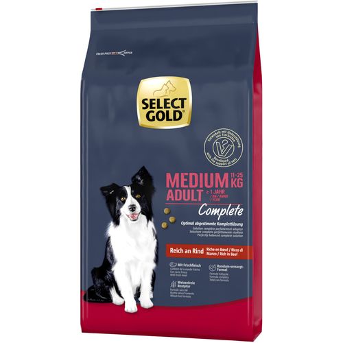 Select Gold DOG Complete Medium Adult govedina 12 kg slika 1