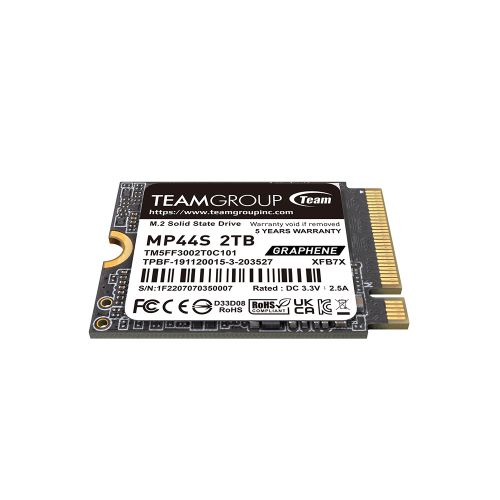 Teamgroup 2TB M.2 NVMe SSD MP44S 2230 5000/3500 MB/s slika 2