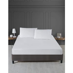 Alez Fitted Pol (140 x 200) Bijeli Zaštitnik za Bračni Krevet