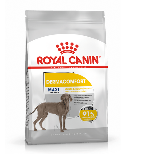ROYAL CANIN CCN Dermacomfort Maxi, potpuna hrana za pse, za odrasle i starije pse velikih pasmina (od 26 do 44 kg) - Stariji od 15 mjeseci - Psi skloni iritaciji kože i češanju, 12 kg slika 1