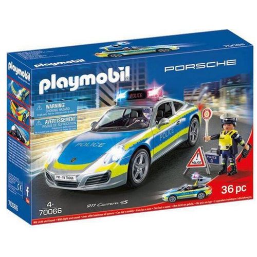 Playset Porsche 911 Carrera 4S Police Playmobil 70066 (36 pcs) slika 1