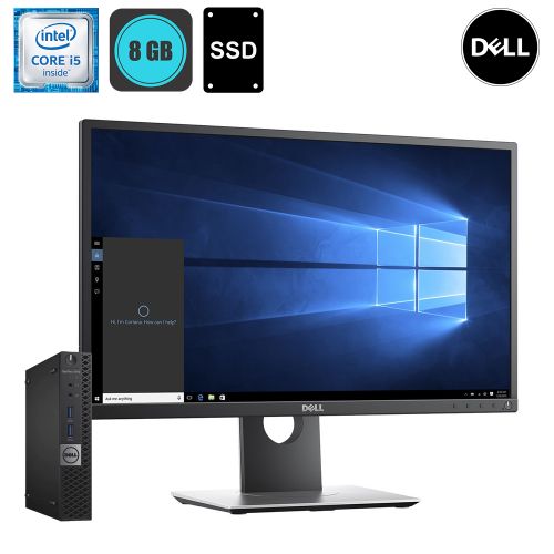 Dell Optiplex 7040 micro i5-6500T, 8GB, 256GB SSD + Dell U2412 24'' - rabljeni uređaj slika 1