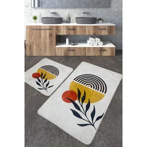 Le Soleil - 87 Multicolor Bathmat Set (2 Pieces)