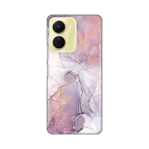 Torbica Silikonska Print za Vivo Y16 Pink Marble slika 1