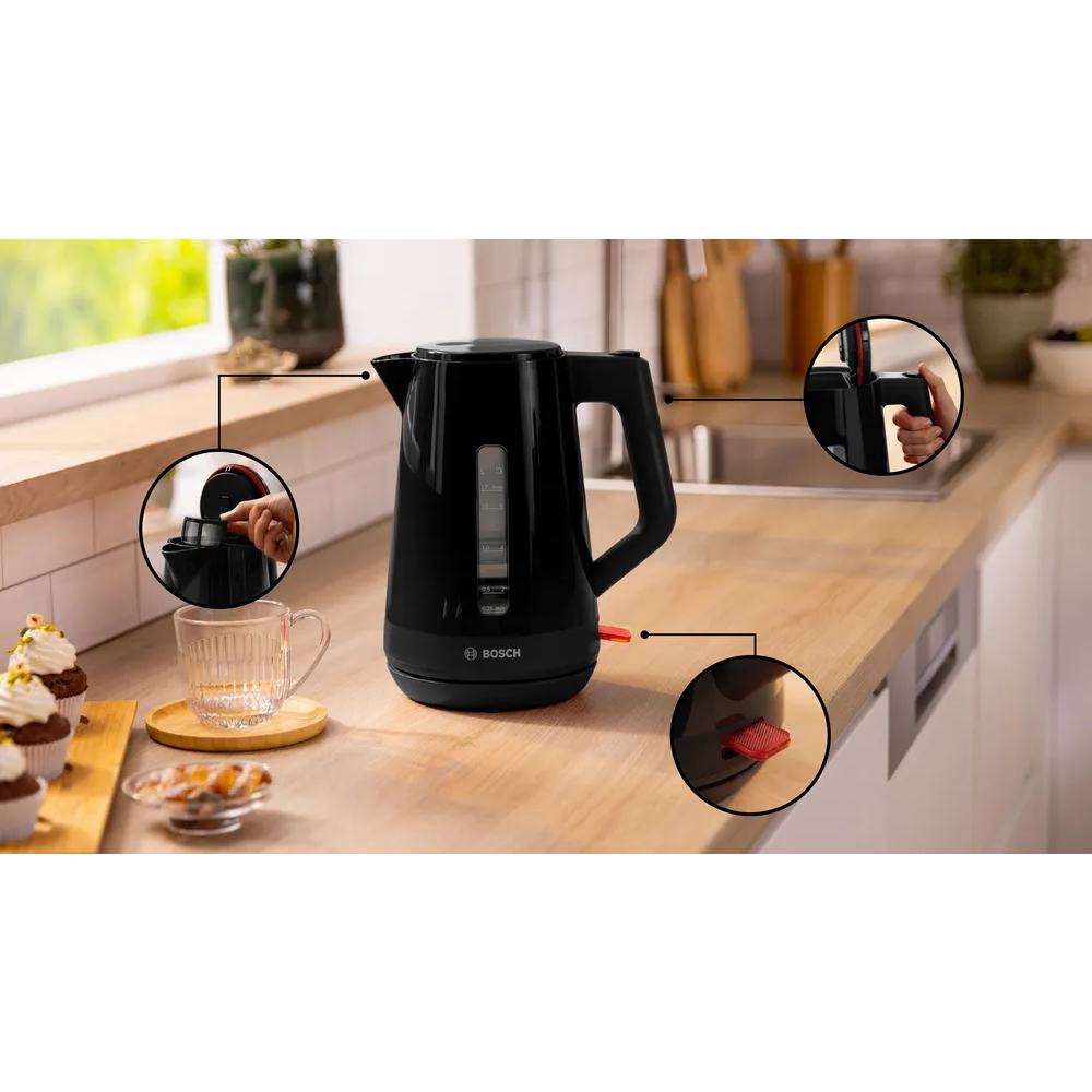 BOSCH kuhalo za vodu TWK1M123 MyMoment, Crna,1.7l, 2400W, slika 2