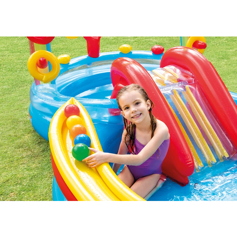 Intex bazen-igraonica 297x193x135 cm rainbow 57453NP slika 3