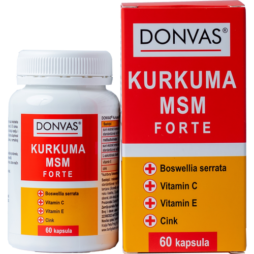 KURKUMA MSM forte DONVAS®, 60 kapsula  slika 1