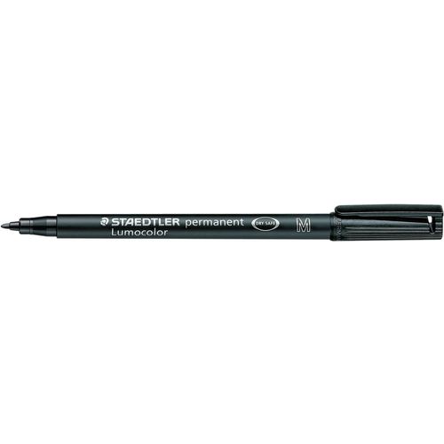 Staedtler Lumocolor permanent M DRY SAFE 317-9 trajni marker crna vodootporno: da slika 1