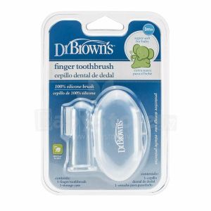 Dr Brown's Silikonska četkica za zube na prst Hg010