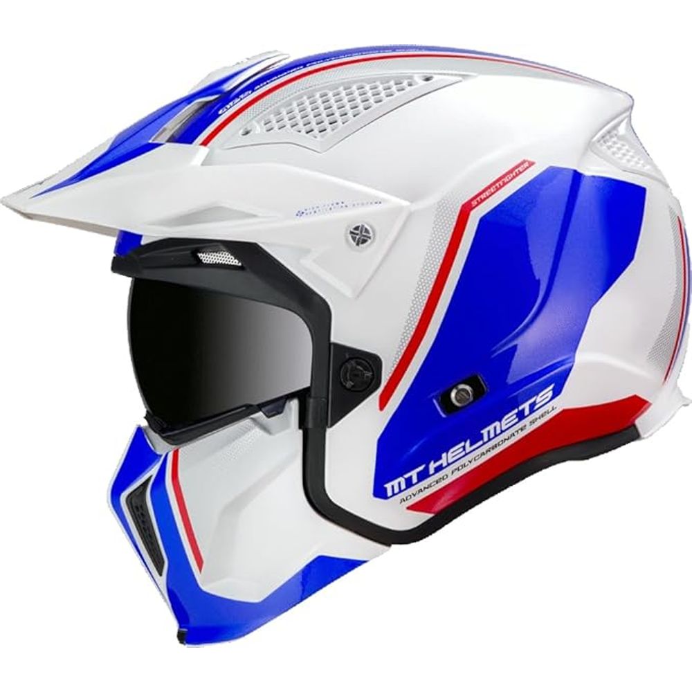 MT Helmets MT Streetfighter SV Twin B7 gloss pearl blue slika 2