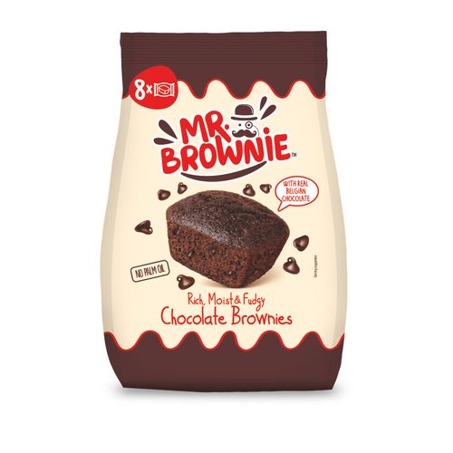 Mr. Brownie čokoladni kolač (brownie) s belgijskom čokoladom 200g (8 komada) slika 1