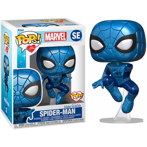 POP figure Marvel Make a Wish Spiderman Metallic slika 1