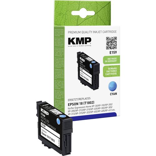 KMP tinta zamijenjen Epson T1802, 18 kompatibilan  cijan E159 1622,4803 slika 2