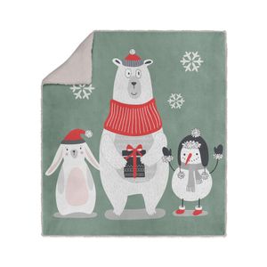 Deka 130x160 Throw Winter Friends