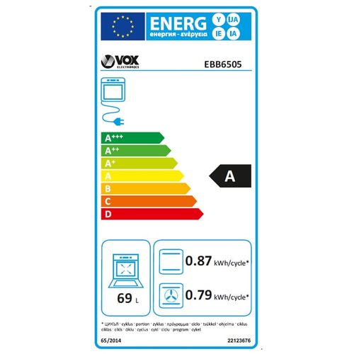 VOX EBB 6505 ugradbena pećnica slika 5