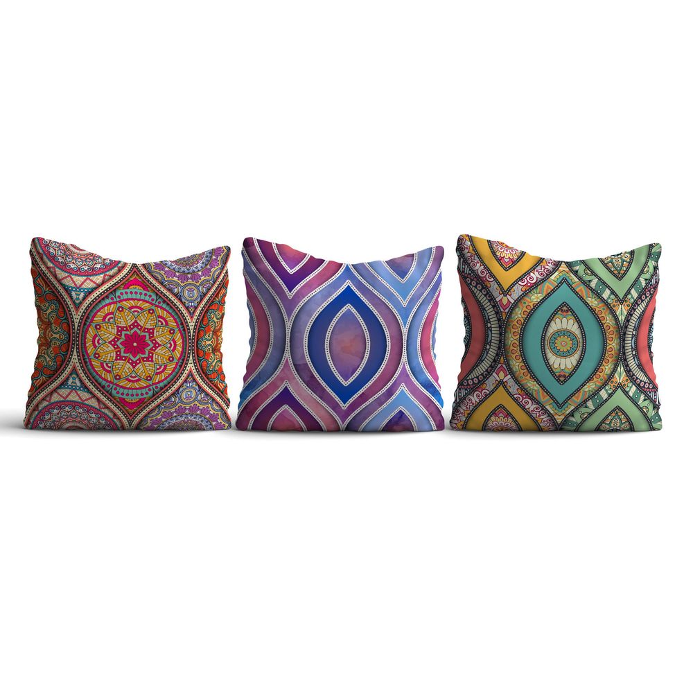 Set jastučića HMI-KIR-111 u više boja (3 komada) slika 1