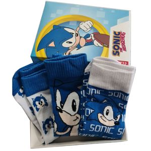 Sonic The Hedgehog Set od 3 Čarape za Odrasle