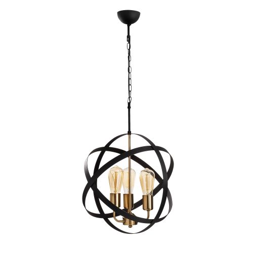 Gezegen - 4843 GoldBlack Chandelier slika 2