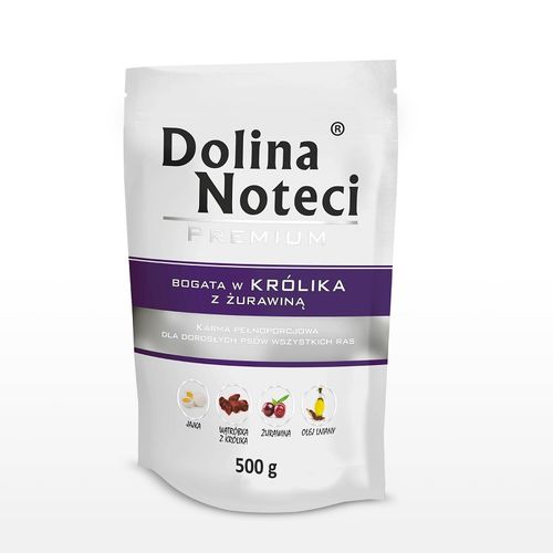 Dolina Noteci Premium Dog Adult Zečetina sa Brusnicom 500g slika 1