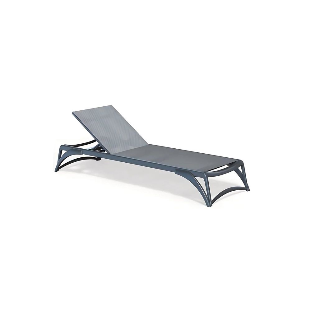 Tamno Sivi Aluminium Ležaljka slika 1
