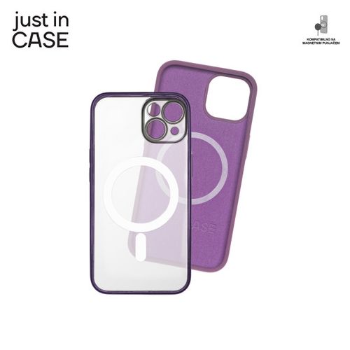 2u1 Extra case MAG MIX PLUS paket LjUBIČASTI za iPhone 14 slika 2