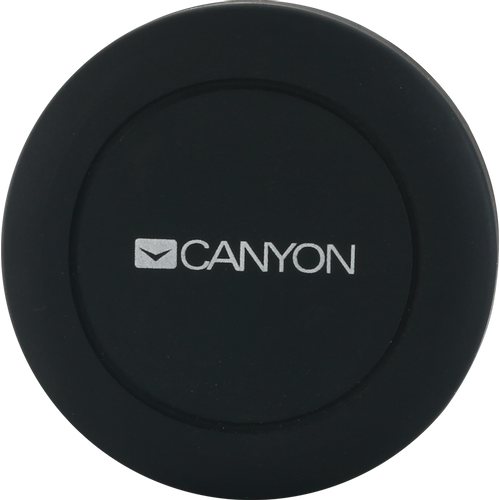 CANYON CH-2 Car Holder for Smartphones,magnetic suction function,with 2 plates(rectangle/circle), black,44*44*40mm 0.035kg slika 1