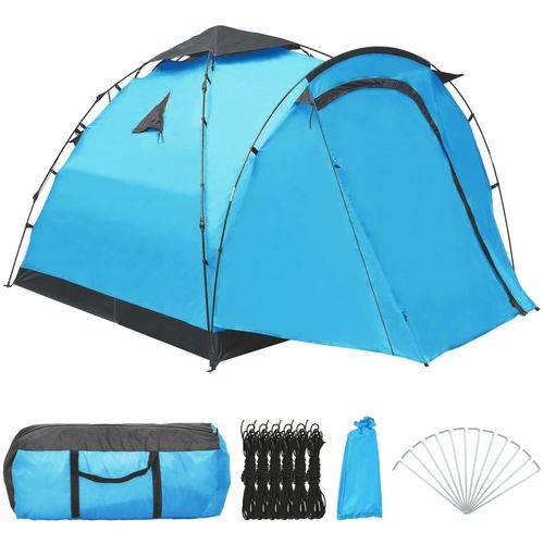 Prigodni šator za kampiranje za 3 osobe plavi slika 21