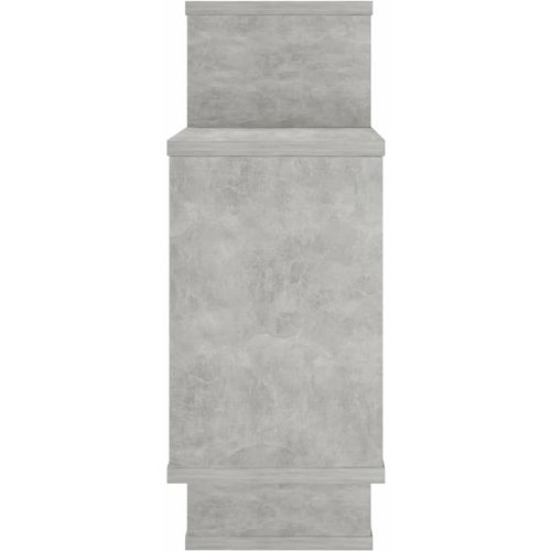Zidne police siva boja betona 104 x 20 x 58,5 cm od iverice slika 17