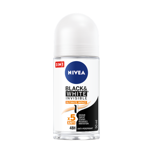 NIVEA DEO Black&White Ultimate Impact roll-on za žene 50ml slika 1