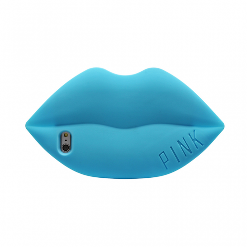 Torbica silikonska Lips za iPhone 6/6S plava slika 1
