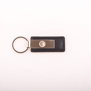 Privjesak za ključ od kože i metala Alfa Romeo