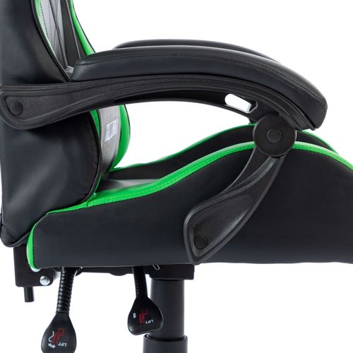 Igraća stolica od umjetne kože zelena slika 19